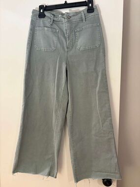 Oat New York Sage Green Casual Pants